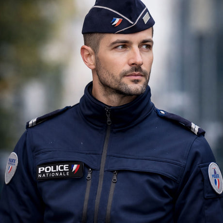 Bandeau d'identification Patrol Equipement Police Nationale lettres en relief élastomère