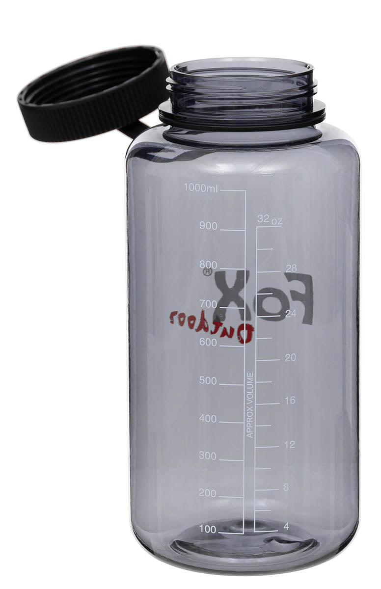 Gourde Fox Outdoor en Tritan 1 L à large ouverture 5,3 cm avec graduation extérieure