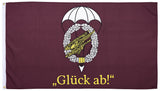 Drapeau d'unité parachutiste MFH en polyester 90 x 150 cm à œillets