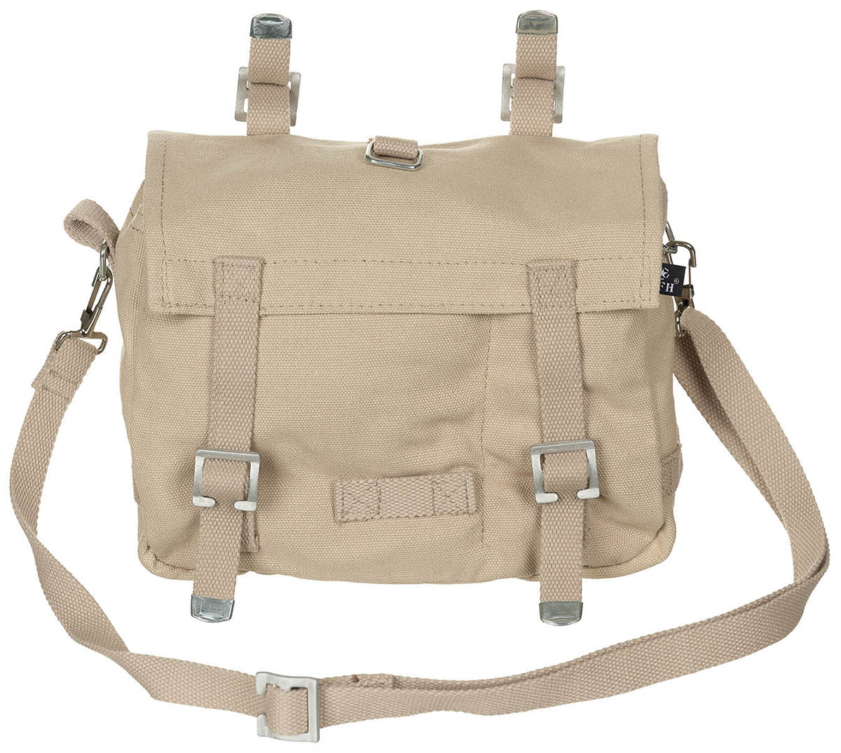 Sacoche de combat type BW MFH 4 l en toile de coton avec bandoulière amovible