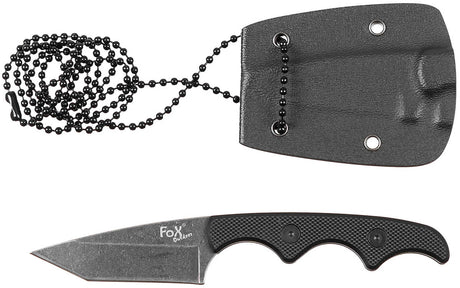 Couteau de cou Neck II Fox Outdoor lame tanto 5,2 cm manche G10 gaine Kydex