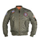 Blouson aviateur type MA1 Mil-Tec pour enfant garnissage polyester 160 g/m² avec écussons