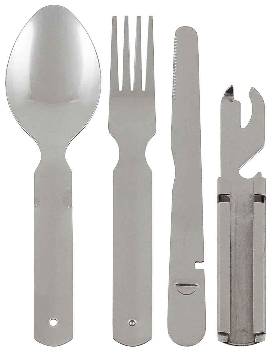 Couverts MFH réplique type BW 4 pièces en acier inoxydable 19 cm 170 g