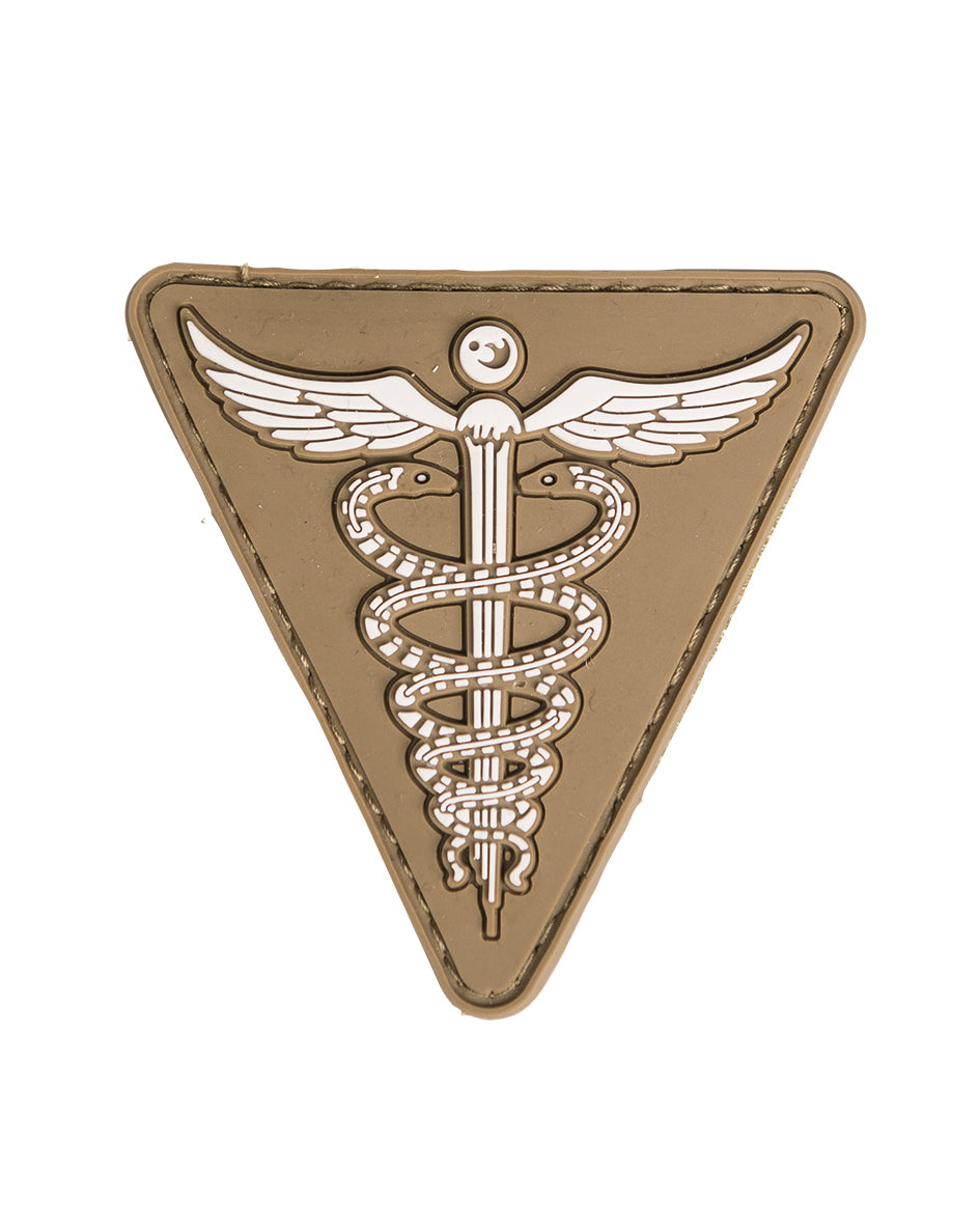 Morale patch signalisation médicale Mil-Tec 3D en PVC 7 x 7 cm dos auto-agrippant