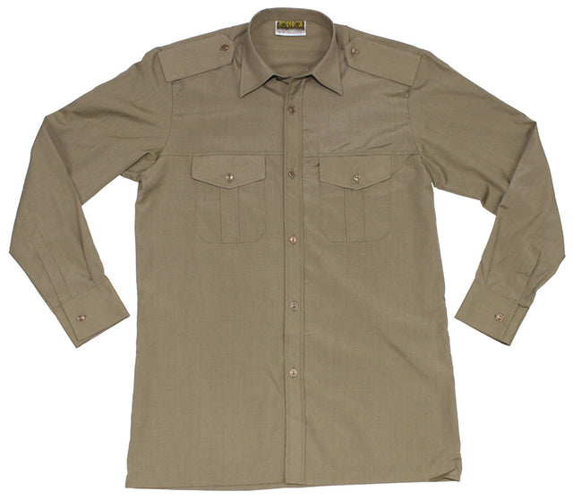 Chemise de campagne tchèque à manches longues, surplus comme neuf, lot de 10