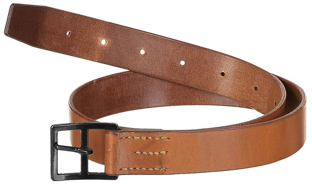 Ceinture de pantalon suisse en cuir, surplus comme neuf, lot de 10