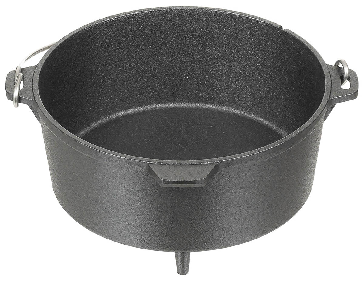 Marmite Fox Outdoor en fonte type Dutch Oven 3,8 ou 5,7 l sur trois pieds