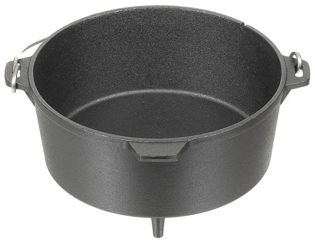 Marmite Fox Outdoor en fonte type Dutch Oven 3,8 ou 5,7 l sur trois pieds
