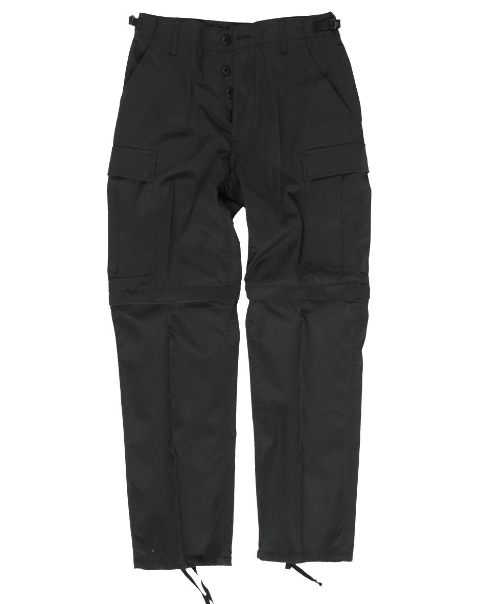Pantalon de combat convertible Mil-Tec type BDU en polycoton avec jambes amovibles