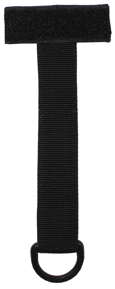 Porte-clés tactique MFH à adaptateur auto-agrippant de 13 cm avec anneau en D