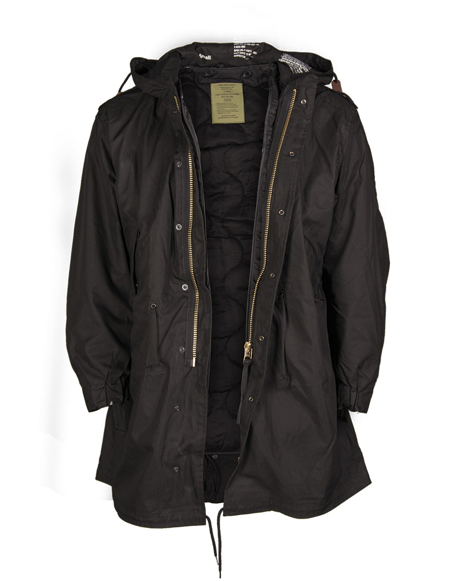 Parka M51 type US Mil-Tec en coton-nylon 73/27 avec doublure déboutonnable et capuche