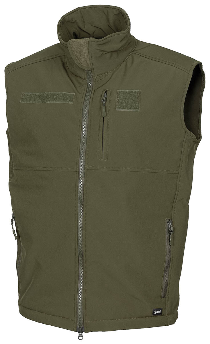 Gilet softshell MFH Allround laminé 3 couches colonne d'eau 8000 mm