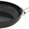 Poêle de camp Fox Outdoor en acier 24 cm à manche rabattable et revêtement antiadhésif