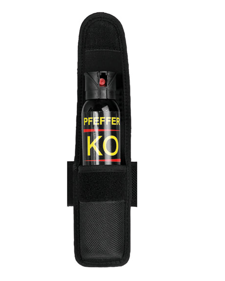 Porte-lacrymogène 100 ml Mil-Tec en polyester à rabat auto-agrippant 17,5 x 6,5 x 4 cm