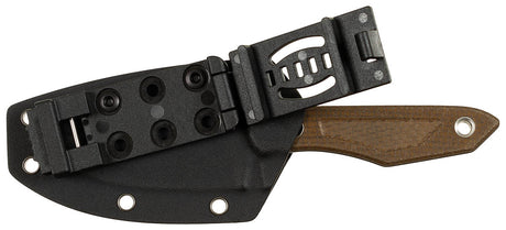 Couteau à lame fixe Fox Outdoor Bowie acier 3Cr13MoV lame 9,5 cm étui Kydex