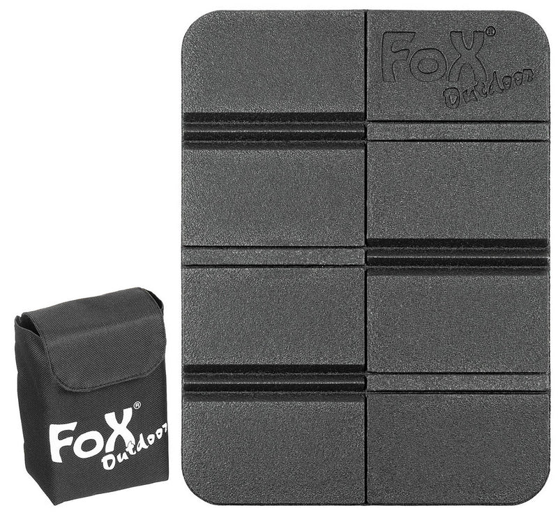 Coussin d'assise isolant Fox Outdoor 38 x 28 cm avec pochette MOLLE et poche arrière