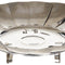 Foyer de camp pliant Fox Outdoor en acier inoxydable 27 x 8 cm à dix-sept lamelles