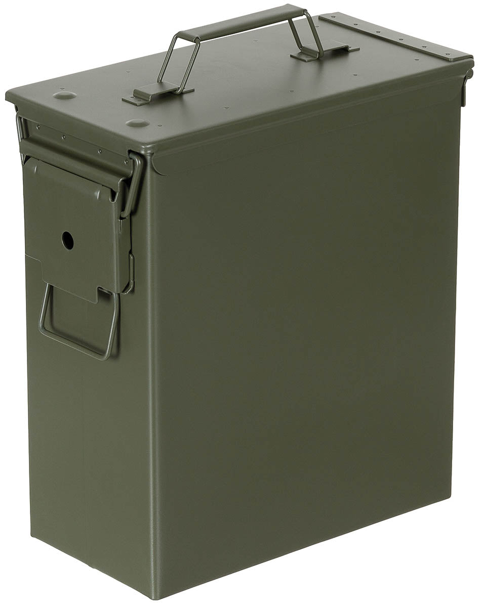 Caisse à munitions type US PA 60 MFH en acier DC01 grand format 30,5 x 15,4 x 34 cm
