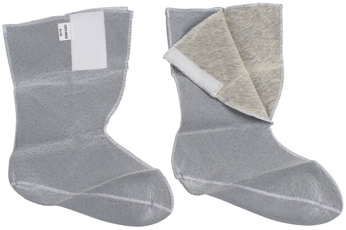 Chaussettes de protection NRBC françaises, surplus comme neuf pour la protection individuelle