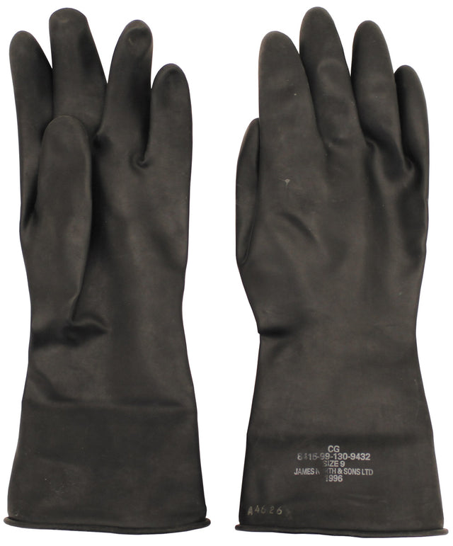 Gants britanniques NRBC, surplus d'occasion pour le froid et la manutention, lot de 10