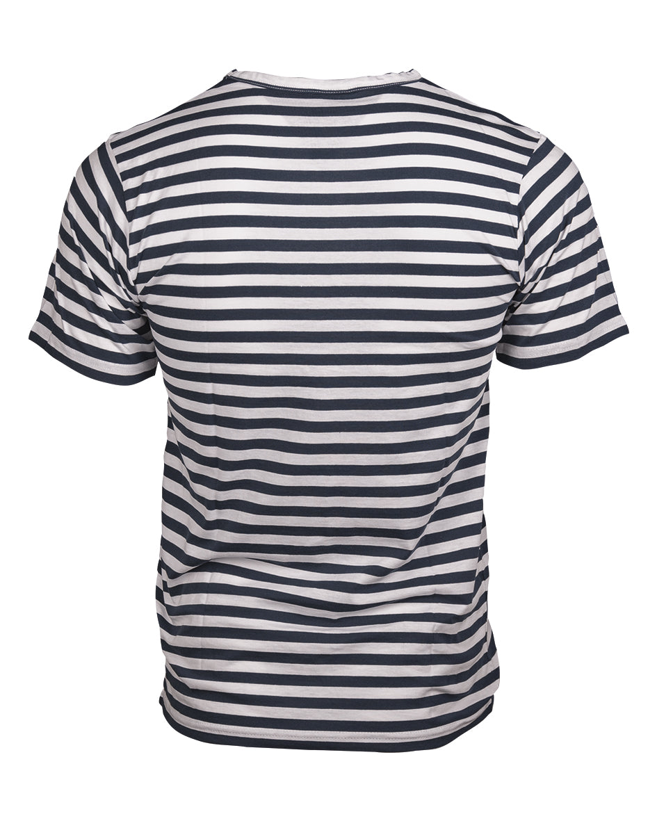 T-shirt type russe Mil-Tec à rayures en coton jersey simple de 160 g/m² à manches courtes