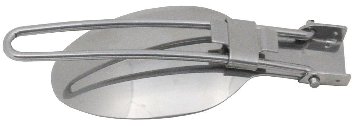 Cuillère pliante Fox Outdoor en acier inoxydable 16 cm repliée sur 10 cm