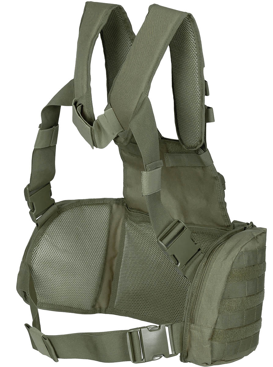 Gilet Chest Rig MFH Professional Mission 1,2 kg à quatre porte-chargeurs