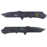 Couteau pliant Patrol Equipement Survival Gendarmerie lame acier 440 de 8,5 cm