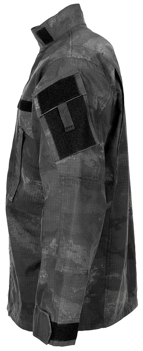 Veste de combat US ACU MFH Rip Stop 100 % coton col montant et poches de manche