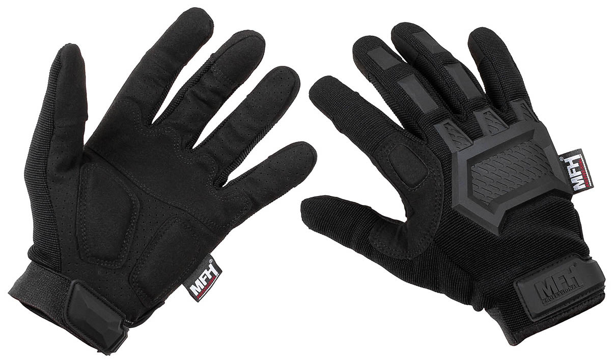Gants tactiques MFH Professional Action à paume perforée et doigts rabattables