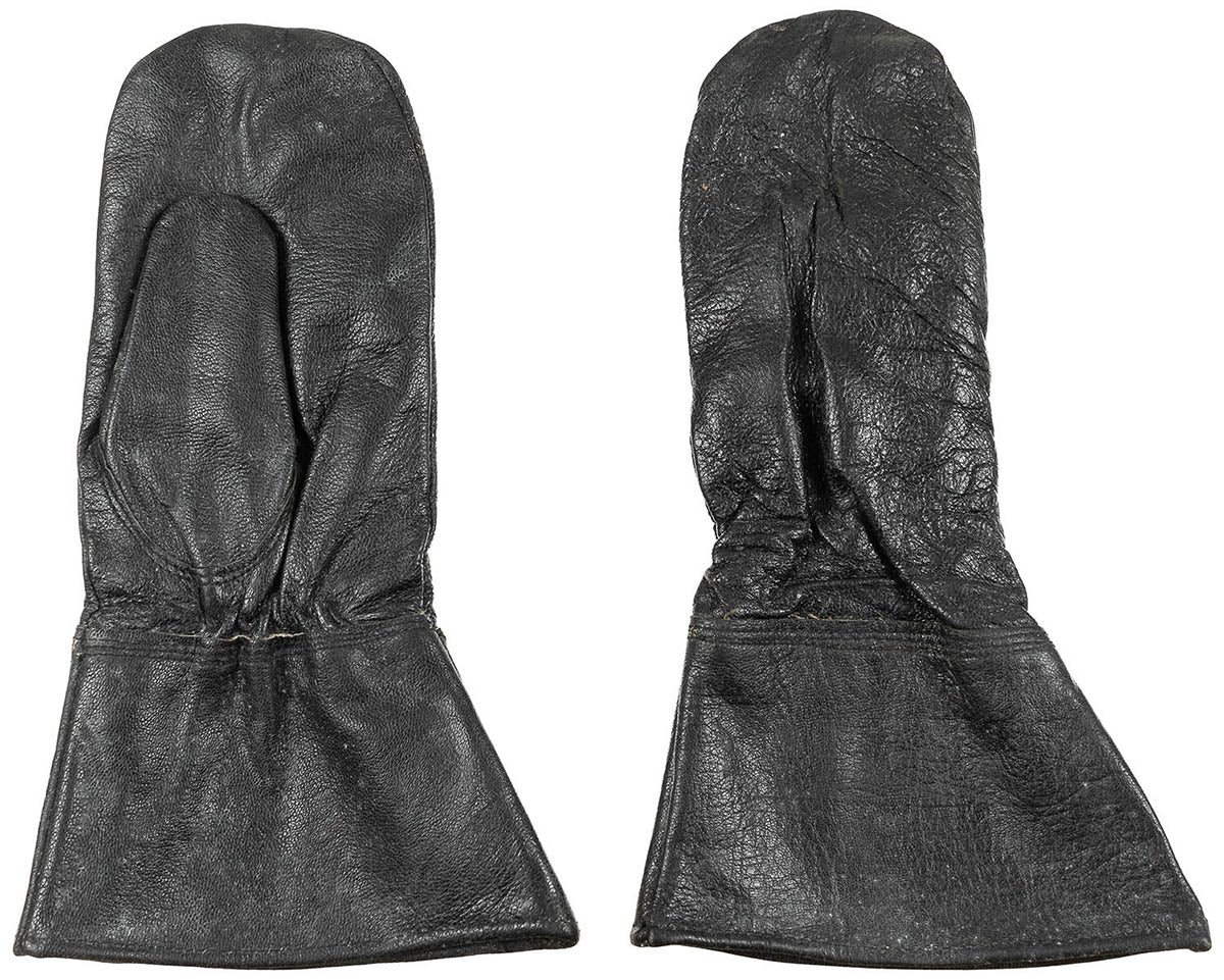 Moufles suédoises en cuir, surplus d'occasion pour le froid et la manutention, lot de 5
