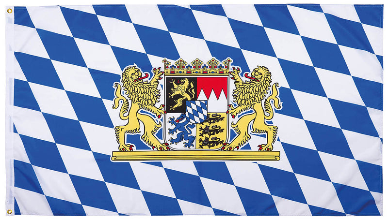 Drapeau régional MFH en polyester 90 x 150 cm avec bande de renfort cousue