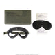 Lunettes militaires type US contre soleil, vent et poussière, stock ancien