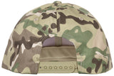 Casquette US MFH réglable en polycoton à visière six piqûres et six œillets