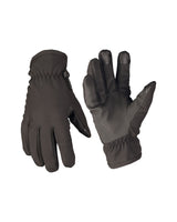 Gants zone froide Mil-Tec softshell garnissage Thinsulate 40 g/m² paume antidérapante