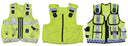 Gilet de signalisation britannique, surplus d'occasion pour le terrain, lot de 5