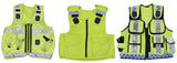 Gilet de signalisation britannique, surplus d'occasion pour le terrain, lot de 5