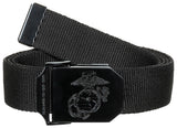 Ceinture type USMC MFH 3,5 cm en polyester et coton réglable à 130 cm