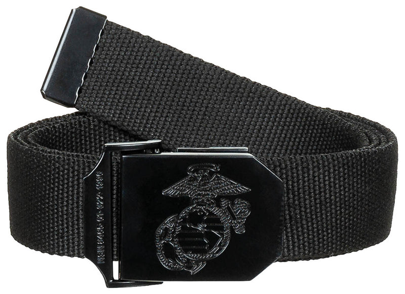 Ceinture type USMC MFH 3,5 cm en polyester et coton réglable à 130 cm