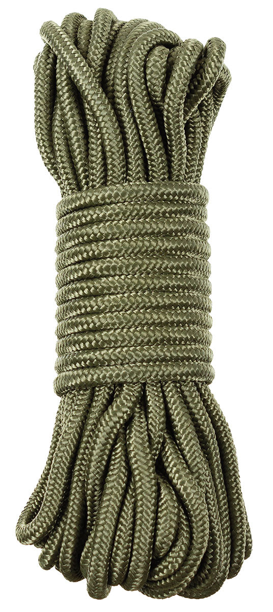 Corde MFH en polypropylène tressé 15 m en 5, 7 ou 9 mm non prévue pour l'escalade