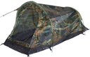 Tente tunnel MFH Schwarzenberg 1 place arceaux fibre de verre 6 mm 210 x 90 cm