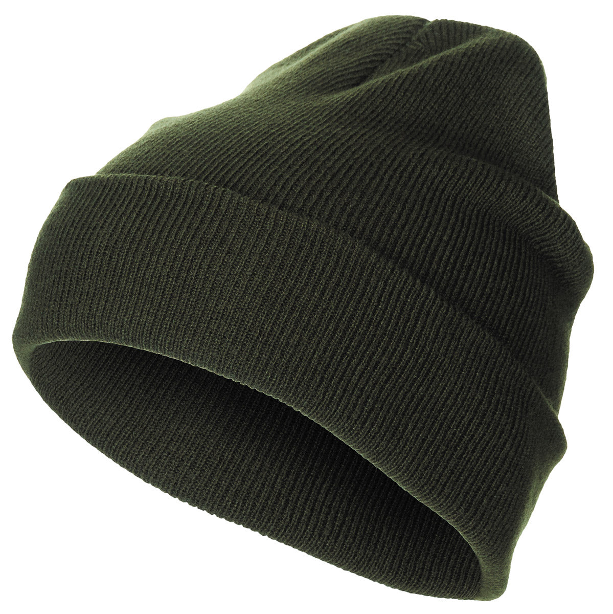 Bonnet à revers large MFH en acrylique maille fine double épaisseur