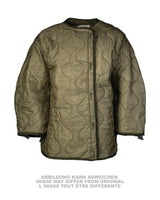Doublure de parka M65 type américain en nylon ouaté, stock ancien jamais porté