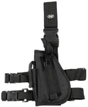 Holster de cuisse MFH pour gaucher à deux sangles avec porte-chargeur latéral