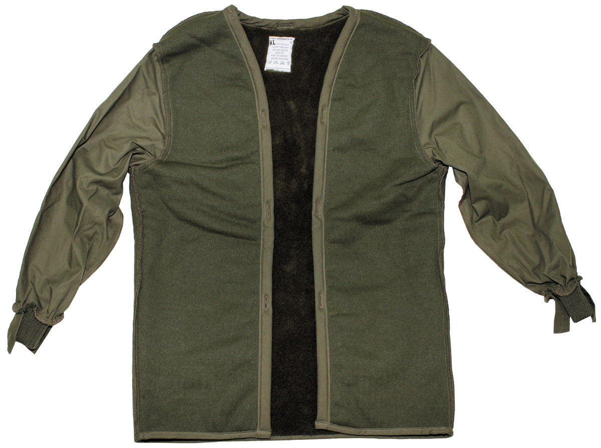 Doublure de parka en fausse fourrure néerlandaise tout coton, surplus d'occasion, lot de 10