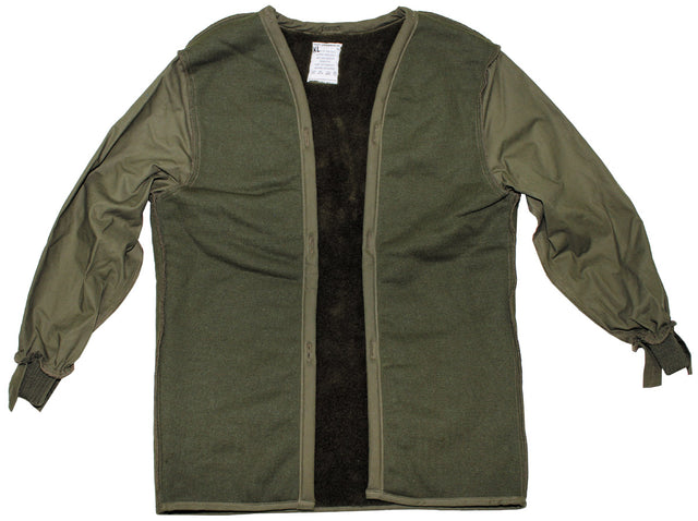 Doublure de parka en fausse fourrure néerlandaise tout coton, surplus d'occasion, lot de 10