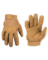 Gants tactiques Mil-Tec en nylon élasthanne avec renfort polyuréthane et dos rembourré