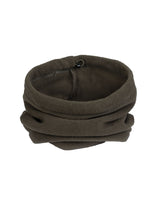 Tour de cou polaire Mil-Tec en polyester 270 g/m² avec cordon de serrage