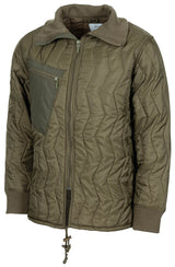 Sous-veste BW MFH matelassée nylon Rip Stop col haut et bords côtes doubles