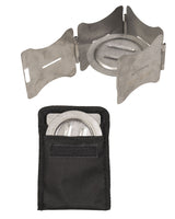 Réchaud pliant Mil-Tec Cook Stand en acier inoxydable 100 g avec pochette de rangement